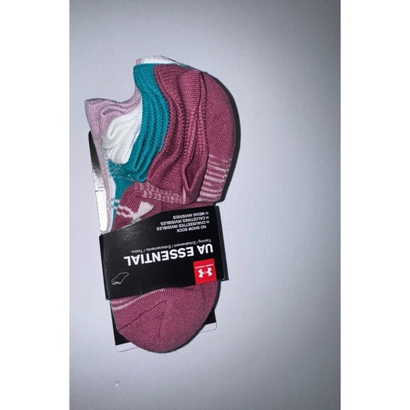 Women’s size 6-9 Under armor UA Essential socks pack of 6 pair - Picture 2 of 6